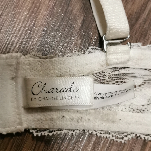 Change Lingerie Diane Push Up Seamless Lace Bra in White, 30B (28C/32A) - Picture 3 of 6